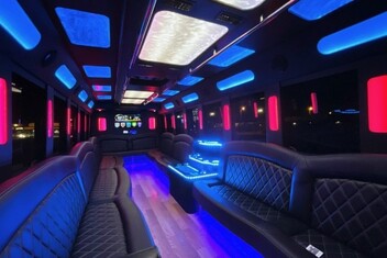 Huntsville Limousine Bus Interior
