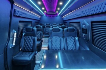 Huntsville Sprinter Bus Interior