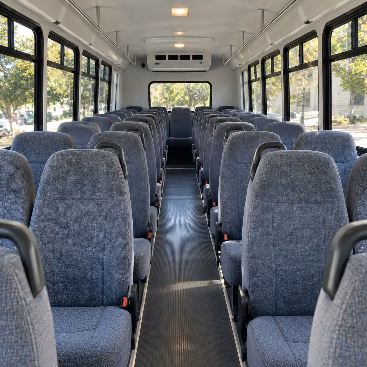 35 passenger minibus interior