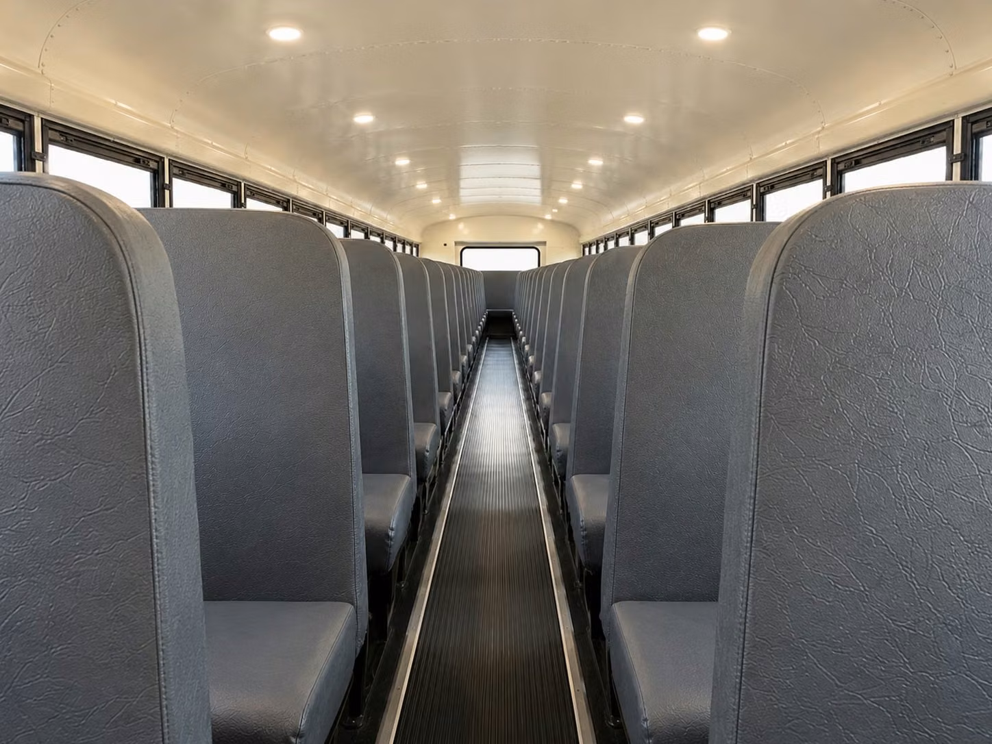 school bus interior
